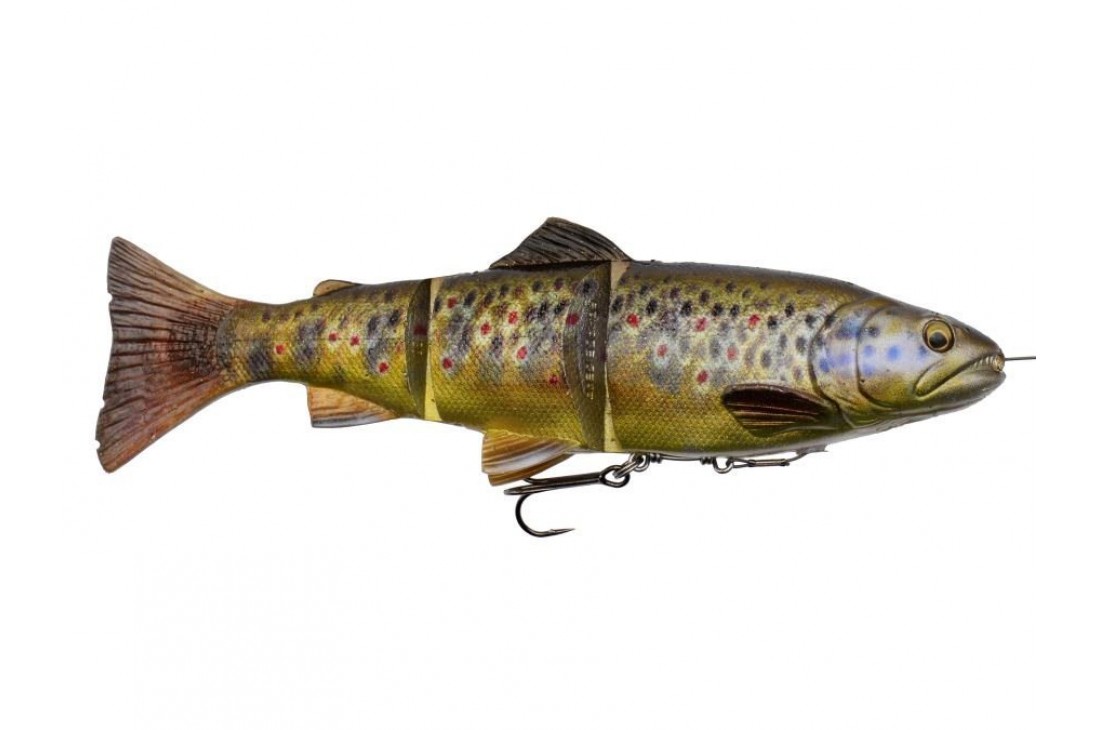 Savage Gear 4D Line Thru Trout 25cm Dark Brown Trout Savage Gear 4D Line Thru Trout 25cm Dark Brown Trout